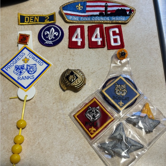 #200 Cub Scouts WOLF Badge and Patch Collection - Red, Blue, Gold, Silver - Picture 1 of 12